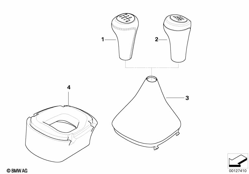 Gear shift knobs/shift lever coverings