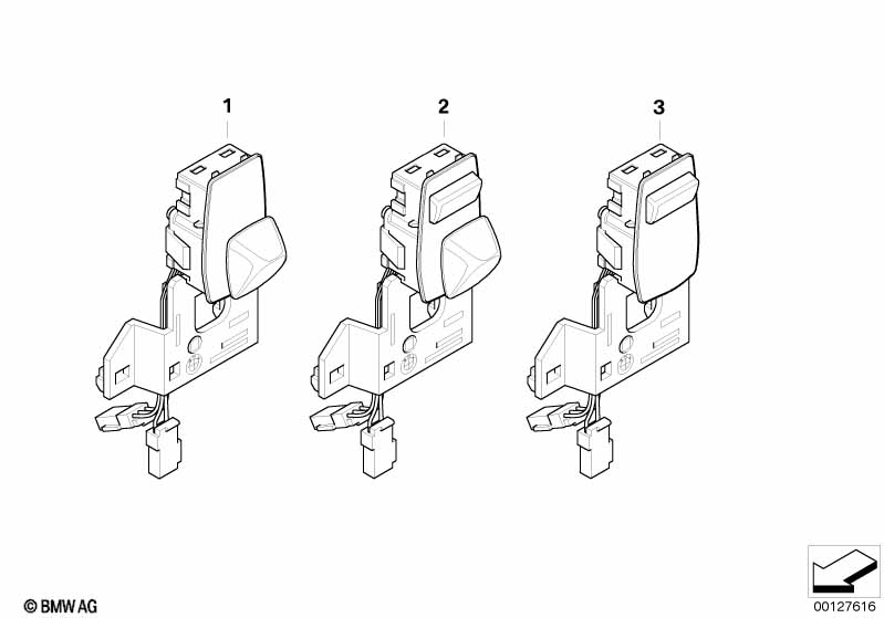 Switch adjuster steering column
