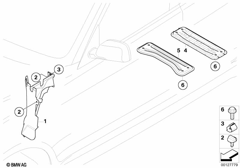 Genuine BMW 41133428694 E83 Left Engine Compartment Partition (Inc. X3) | ML Performance EU Car Parts