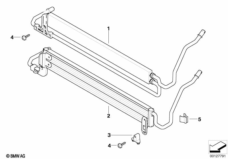 Power steering cooler