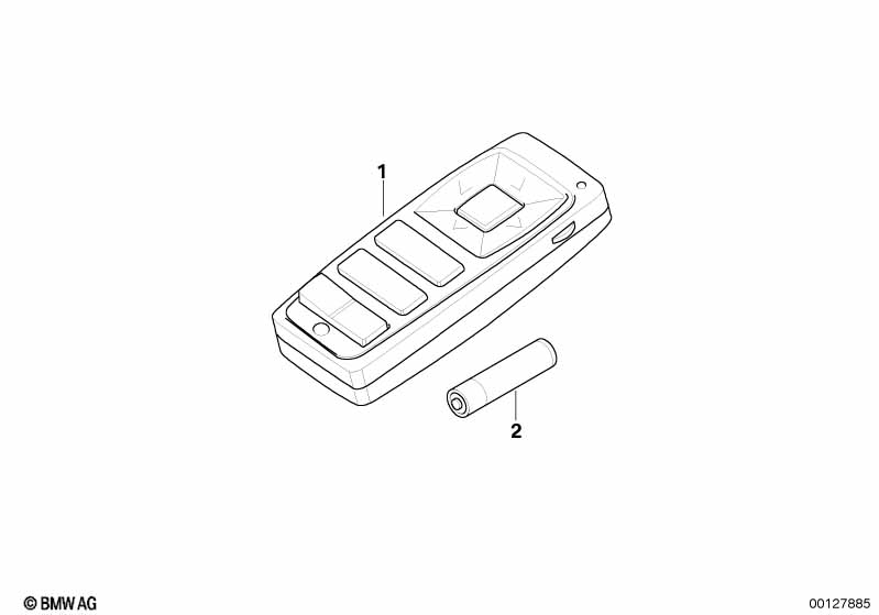Remote control, rear