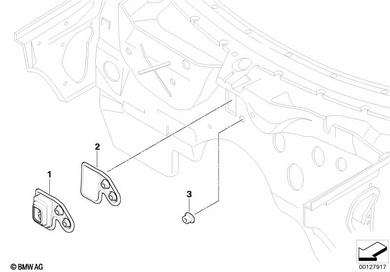 Genuine BMW 64116927770 E85 E86 Grommet (Inc. Z4 2.5i, Z4 2.5si & Z4 2.2i) | ML Performance EU Car Parts