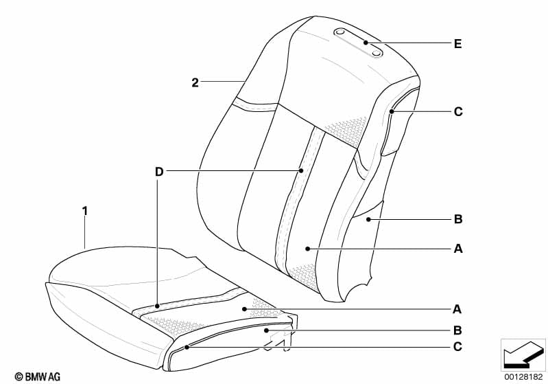 Individual cover,Klima-Leather comf.seat