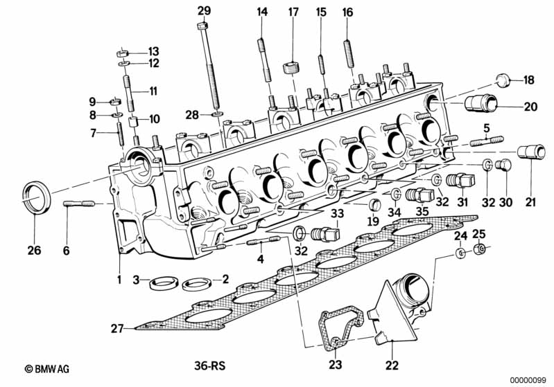 Genuine BMW 07129903965 E64 E65 E60 Stud Bolt M8X45-8.8-ZNS3 (Inc. 760Li) | ML Performance UK Car Parts