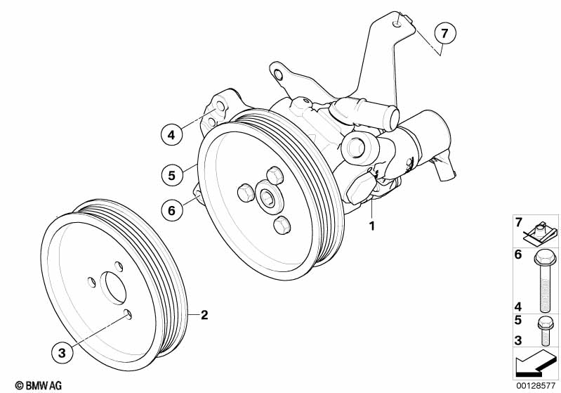 Power steering pump/Active steering