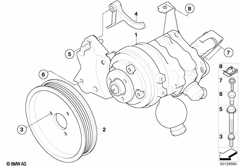 Power steering pump/Dynamic Drive