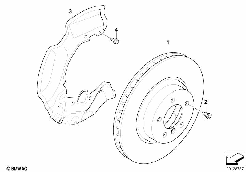 Front brake / brake disc