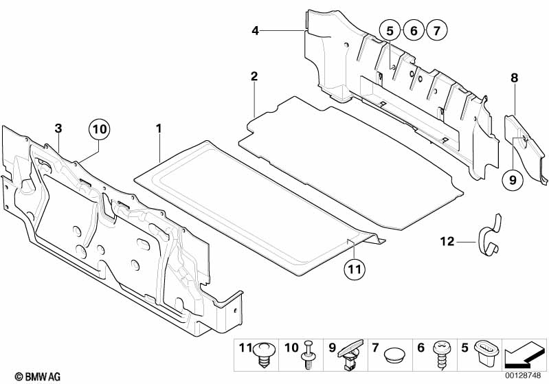 Genuine BMW 51477016686 E85 Covering Right (Inc. Z4) | ML Performance UK Car Parts