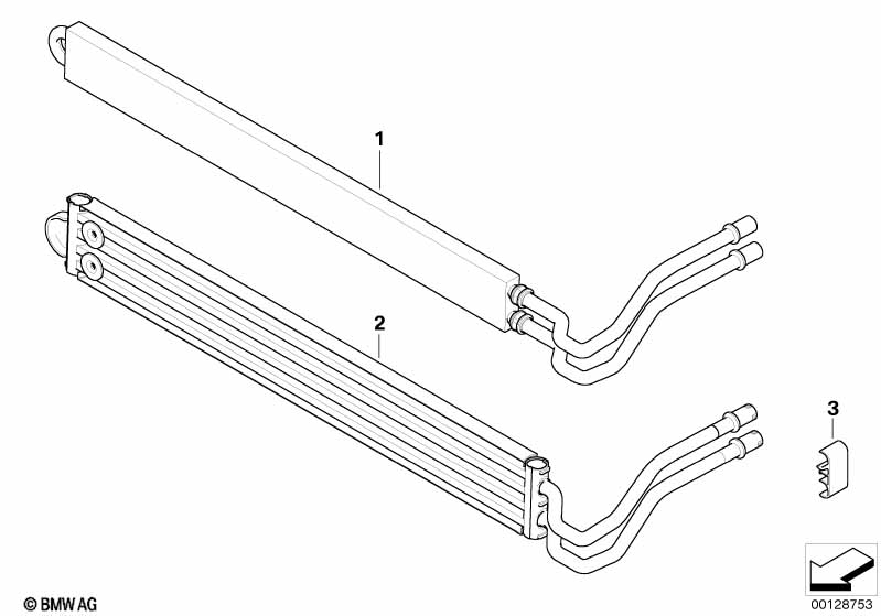Power steering cooler