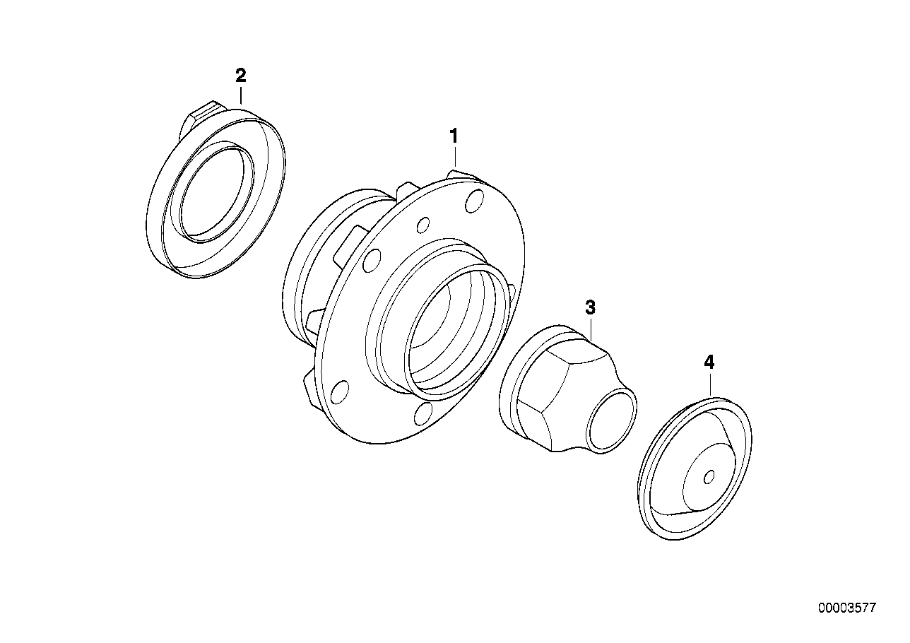 Genuine BMW 31211141906 E38 Cup (Inc. L7) | ML Performance UK Car Parts