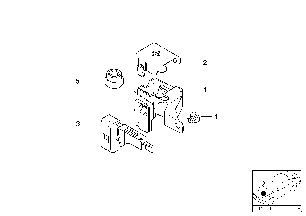 Genuine BMW 61138385157 E46 E83 Base B+ 2 POL. (Inc. 320td, 316i & 318Ci) | ML Performance UK Car Parts