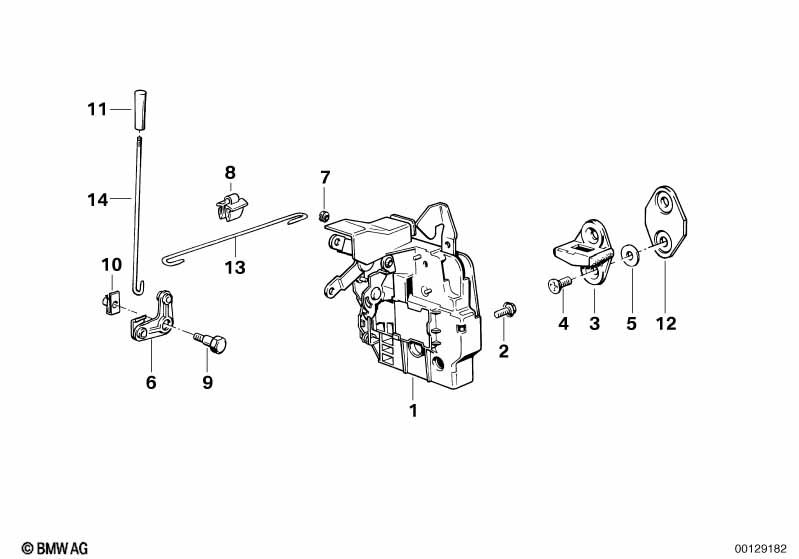 Closing system, door, rear