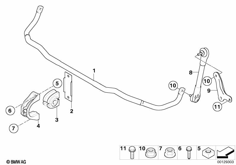 Stabilizer, front