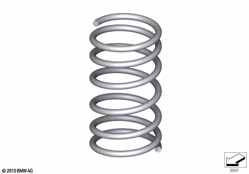 Front coil spring