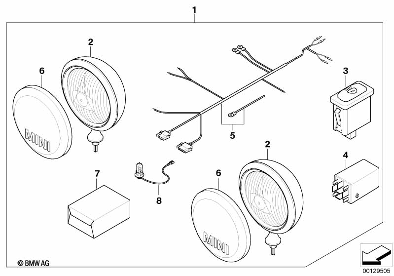 Headlight retrofit kit