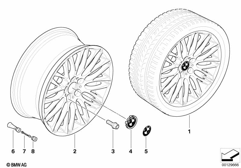 BMW LA wheel Y-spoke 149