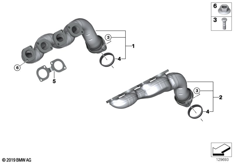 Genuine BMW 11627528838 E53 Gasket Ring (Inc. X5 4.4i & X5 4.8is) | ML Performance UK Car Parts