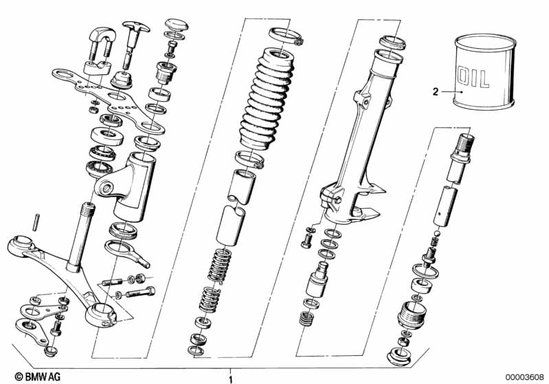 Fourche telescopique