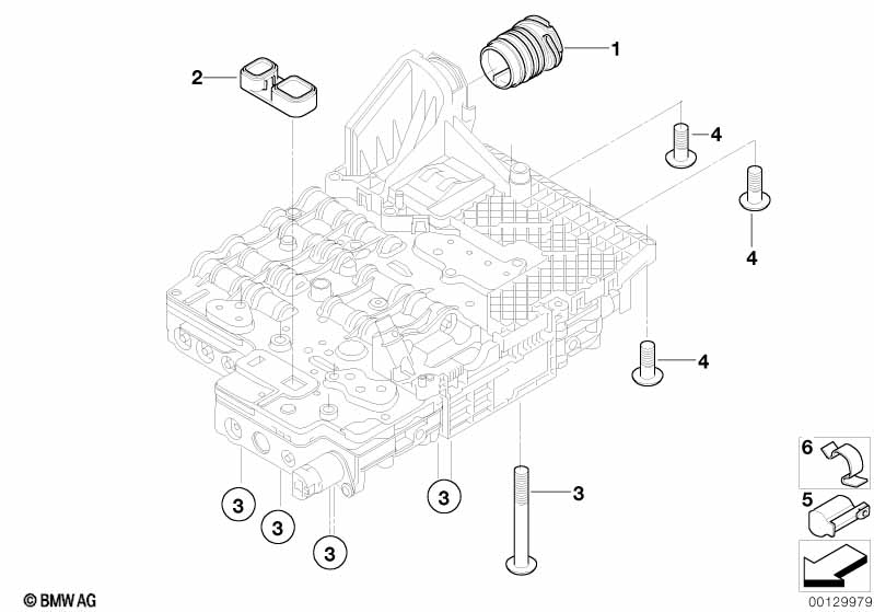 GA6HP26Z Mechatronik mounting parts