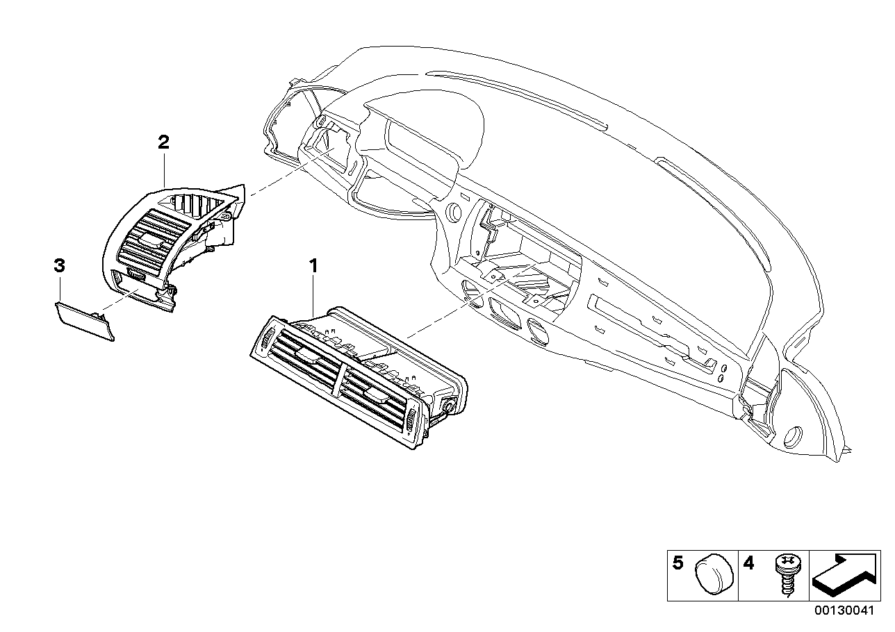 Genuine BMW 64226963779 E85 E86 Cover Left SCHWARZ (Inc. Z4 2.2i) | ML Performance US Car Parts