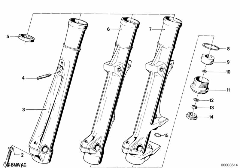 Genuine BMW 31421231483 Shaft Seal (Inc. R75/6, R90S) | ML Performance EU Car Parts