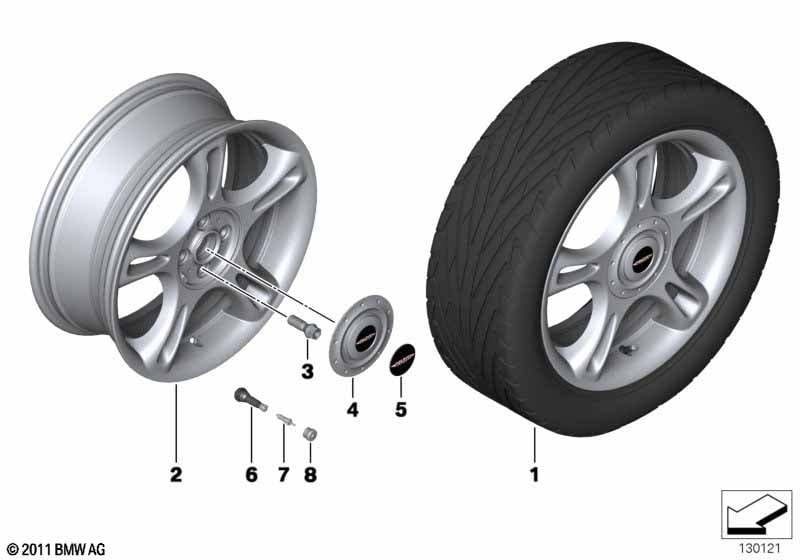 Obr. JCW st. le. Star Spoke R95