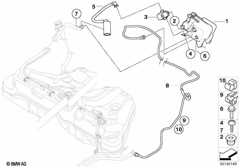 Genuine BMW 16131184308 F07 F13 F10 Sealing Grommet (Inc. X3 20iX) | ML Performance UK Car Parts