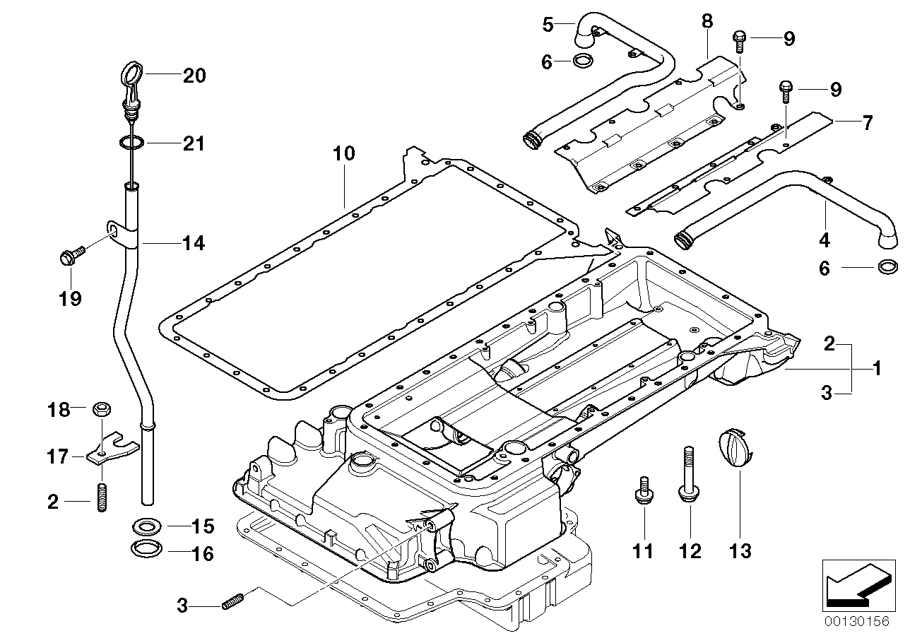 Genuine BMW 11137831014 E39 E52 Gasket Steel (Inc. M5, ALPINA V8 & Z8) | ML Performance UK Car Parts