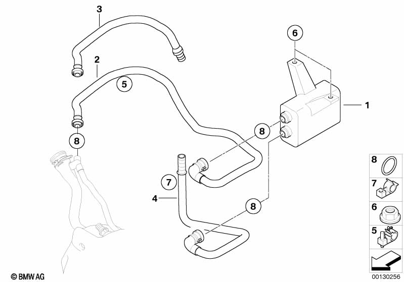 Genuine BMW 16136758017 E85 E86 Vent Pipe (Inc. Z4) | ML Performance UK Car Parts