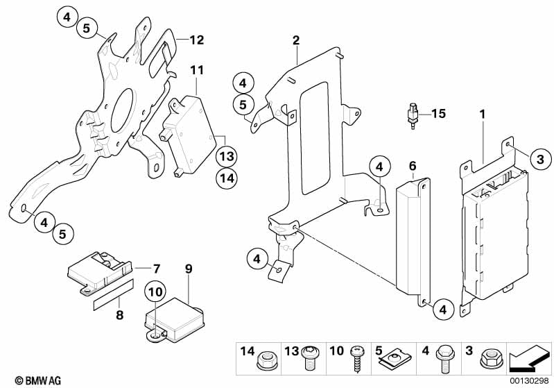 Single parts SA 639/SA 664, trunk