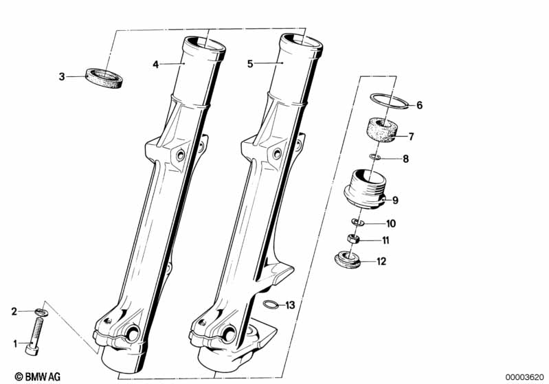 Genuine BMW 31421234458 Inner Tube, Black, Right | ML Performance EU Car Parts