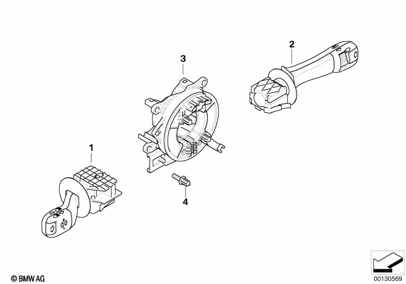 Steering-column stalk