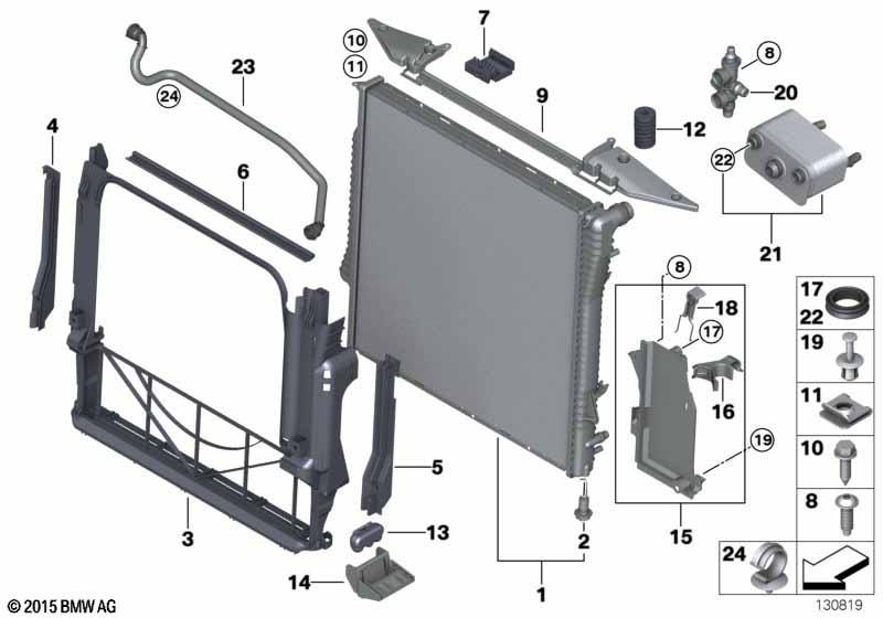 Genuine BMW 17107525066 E53 Air Duct (Inc. X5) | ML Performance EU Car Parts