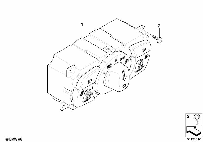 Control element light