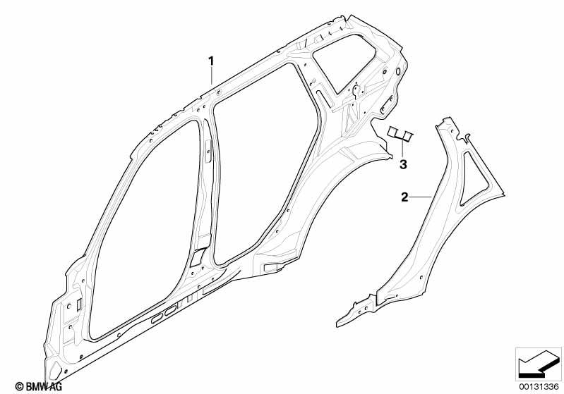 Genuine BMW 41213404479 E83 Holder,Activat.Carbon Contain.,Exterior (Inc. X3) | ML Performance EU Car Parts