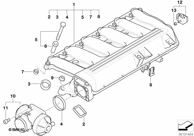 Genuine BMW 13627792261 F15 E60 F11 Grommet (Inc. X3 3.0d) | ML Performance UK Car Parts