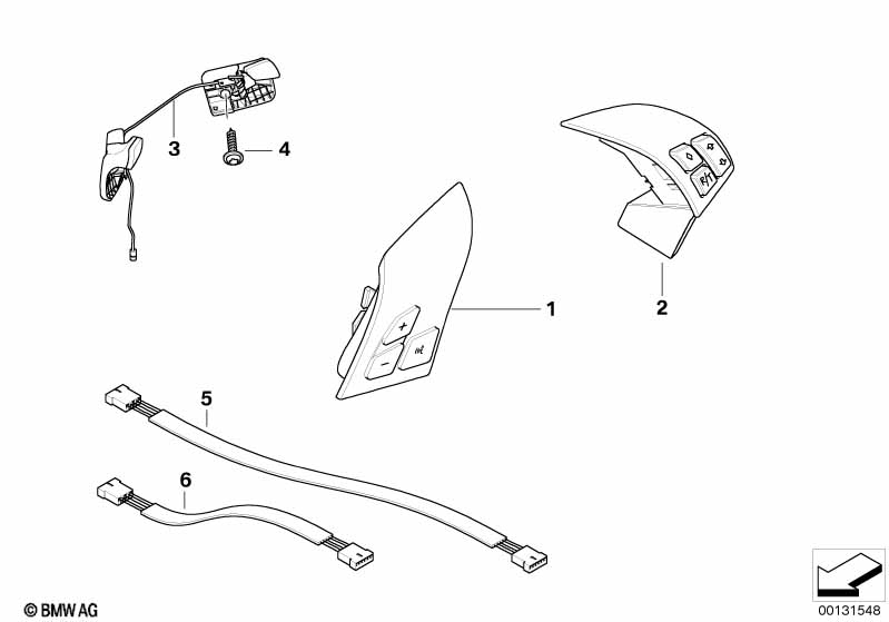Genuine BMW 61316926213 E85 E86 Set Of Rocker Switches CHROM LINE (Inc. Z4 3.0si, Z4 2.2i & Z4 2.0i) | ML Performance EU Car Parts