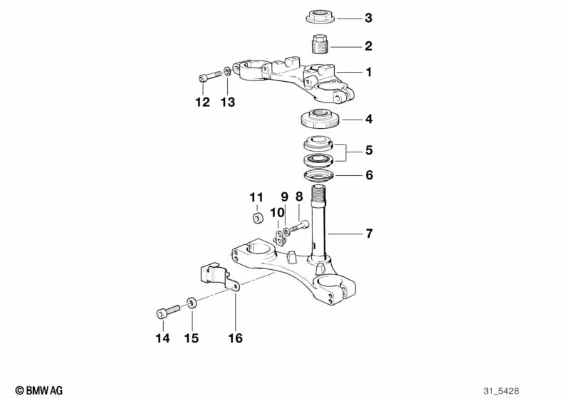 Genuine BMW 31422312036 Fillister-Head Screw M8X55 (Inc. R 80 GS & R 100 GS) | ML Performance UK Car Parts