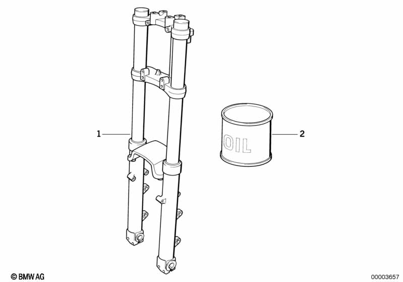 Telescope-fork