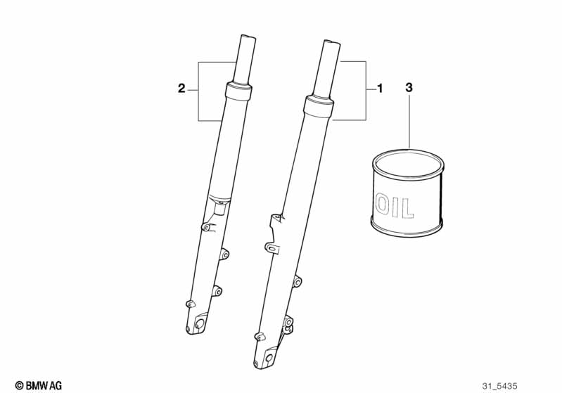 Fork leg