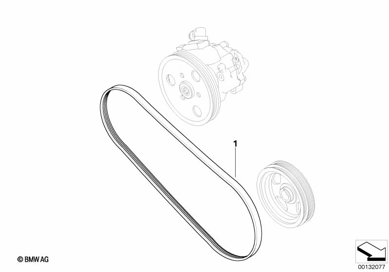 Genuine BMW 11287790919 R50 Ribbed V-Belt 3PK 863 (Inc. One D) | ML Performance UK Car Parts