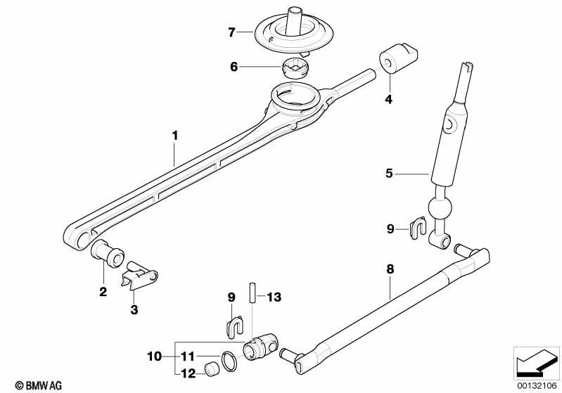 Genuine BMW 25111221849 E32 E36 E85 Bolt D=10mmX40mm (Inc. 318ti, Z3 2.8 & 320Ci) | ML Performance UK Car Parts