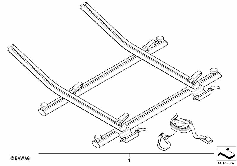 Interior bicycle holder