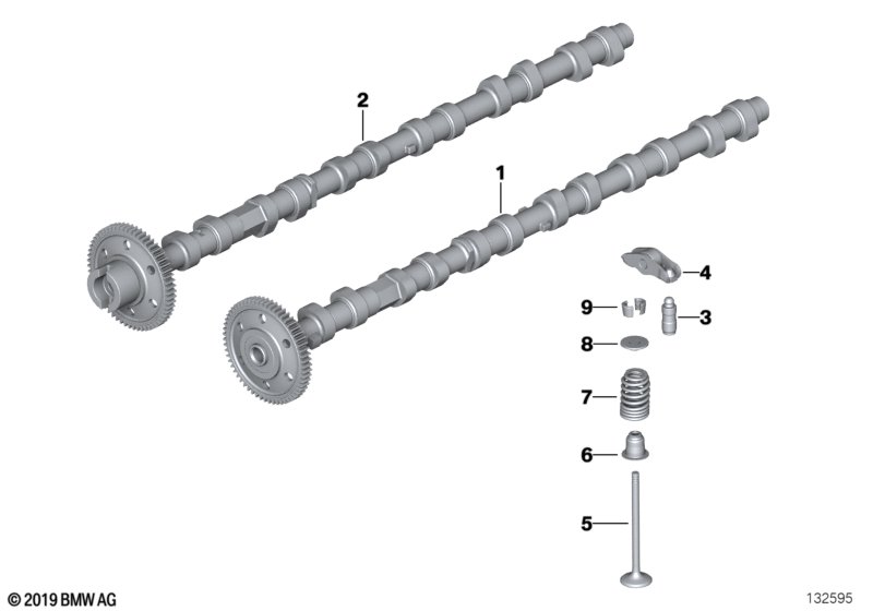 Timing and valve train-camshaft