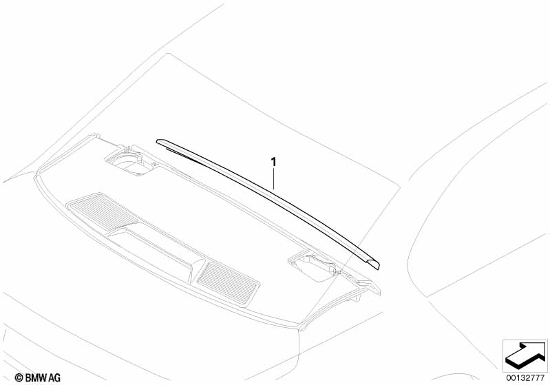 Indiv. rear cover without belt outlet