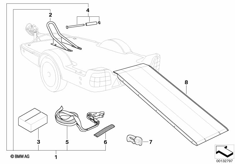 Remorque module moto