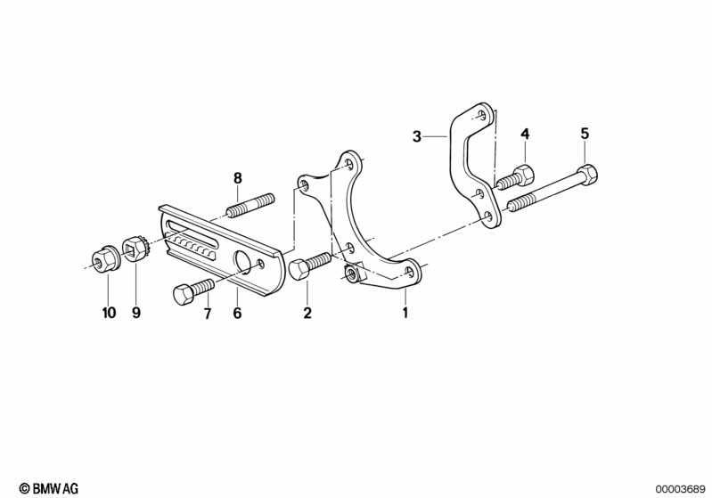 Hydro steering-vane pump/mounting