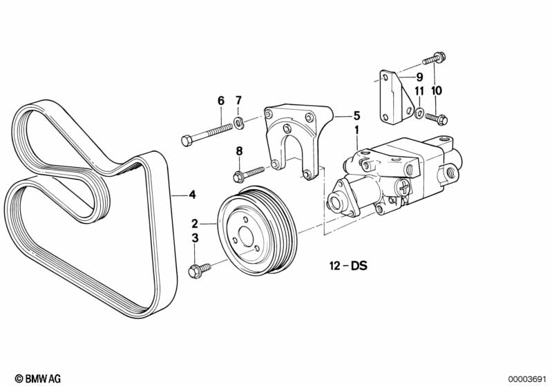 Hydro steering-tandem vane pump