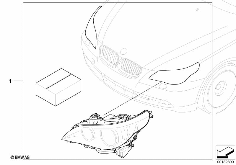 Retrofit kit bi-xenon headlight