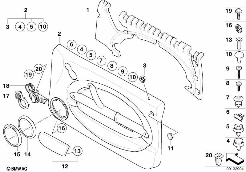 Genuine BMW 07129906919 R53 Blind Rivet (Inc. Coop.S JCW GP) | ML Performance EU Car Parts